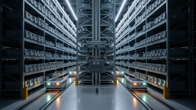 Automatisierte Lagerung von Kleinteilen