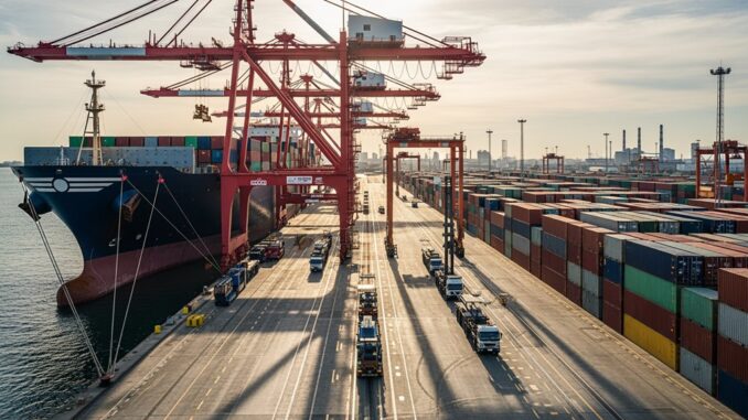 Abkürzungserklärung für Containerterminal