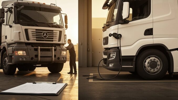 entscheide Diesel oder elektrifizieren