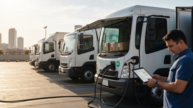 Reichweitenrealitäten von elektrischen Lastwagen