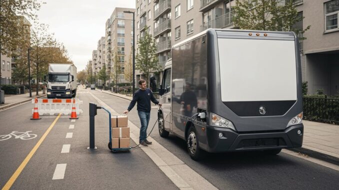 elektrische Lastwagen Laden Reichweite Infrastruktur