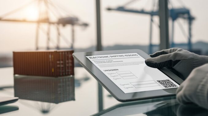 Abkürzung für elektronischen Frachtbrief