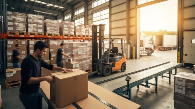 schnellerer Versand und Verpackung für ausgehende Sendungen