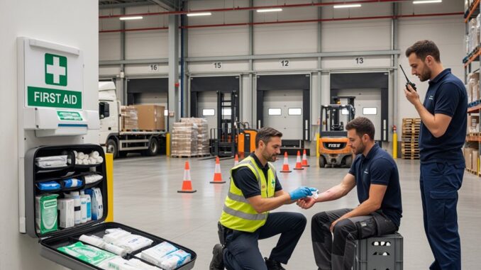 Organisation der Erste-Hilfe-Logistik