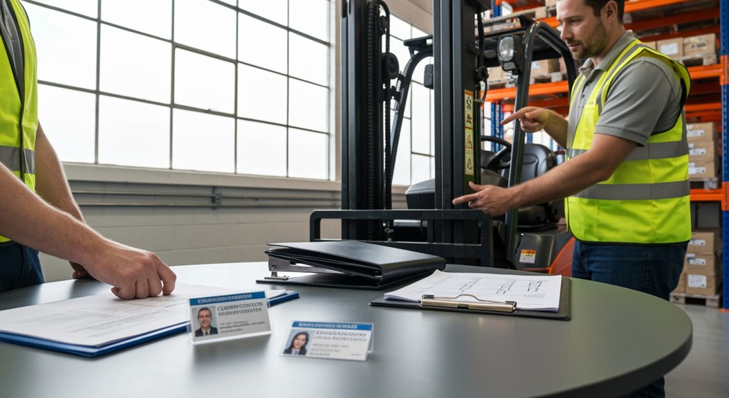 Gabelstaplerfahrer-Zertifizierungsanforderung