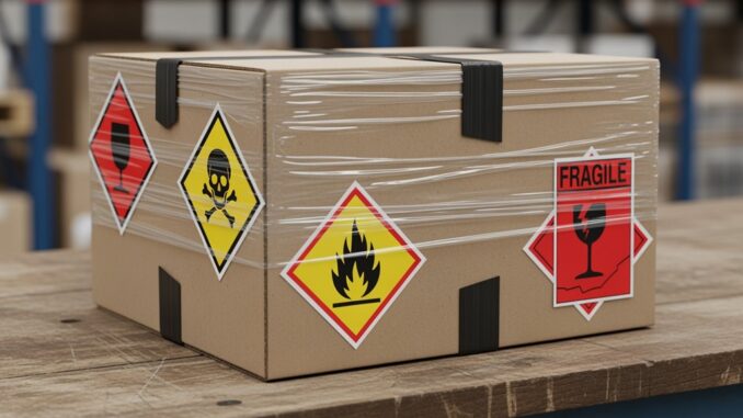 Gefahrgutverpackungsetiketten