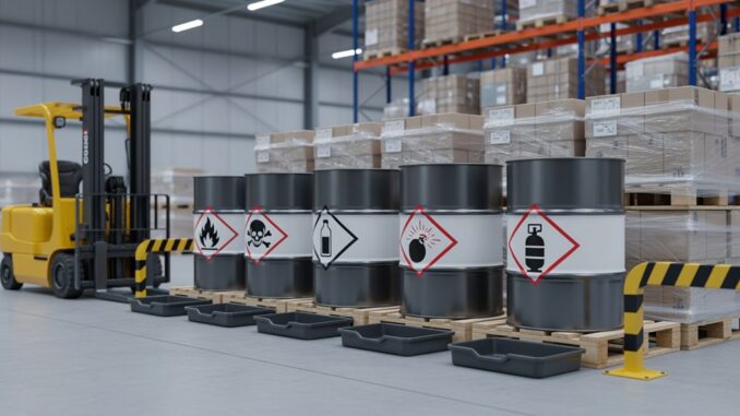 Logistik der Klassifizierung gefährlicher Materialien
