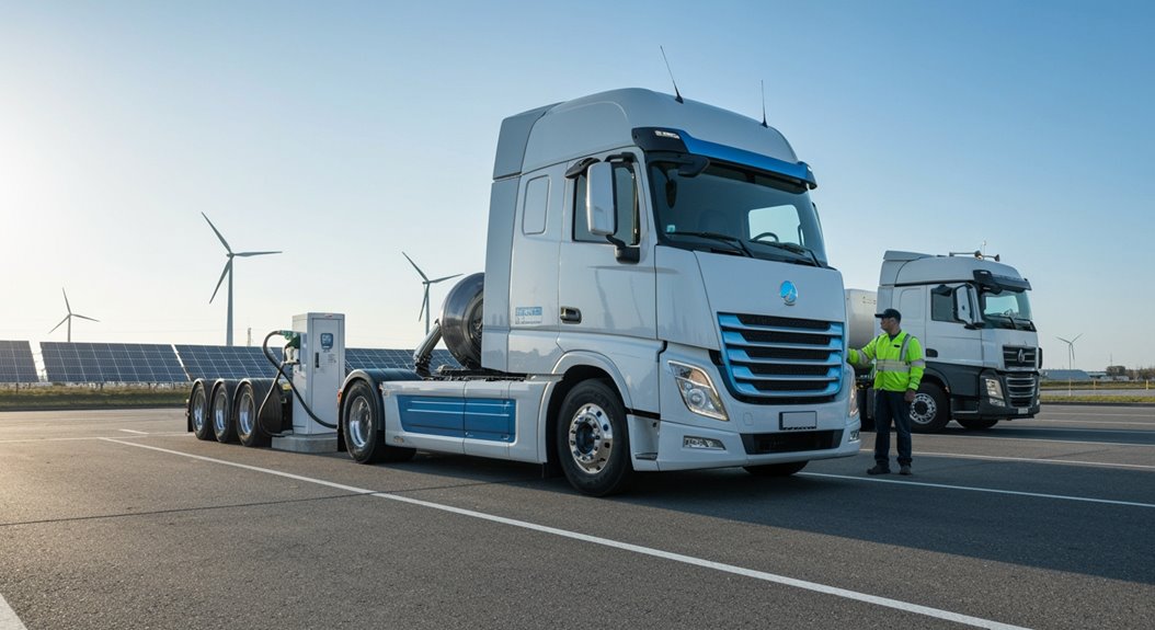 Wasserstoff-Lkw für den Fernverkehr