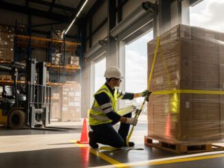 Logistik der Sicherheitsinspektion vor Ort