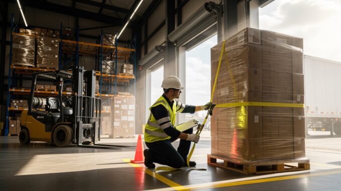 Logistik der Sicherheitsinspektion vor Ort