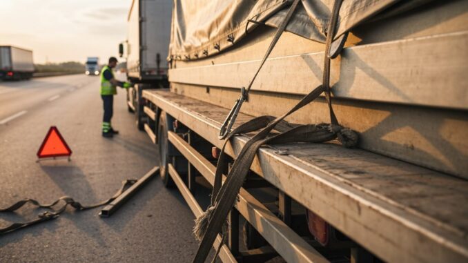 Sicherung von Ladungen auf Lastwagen
