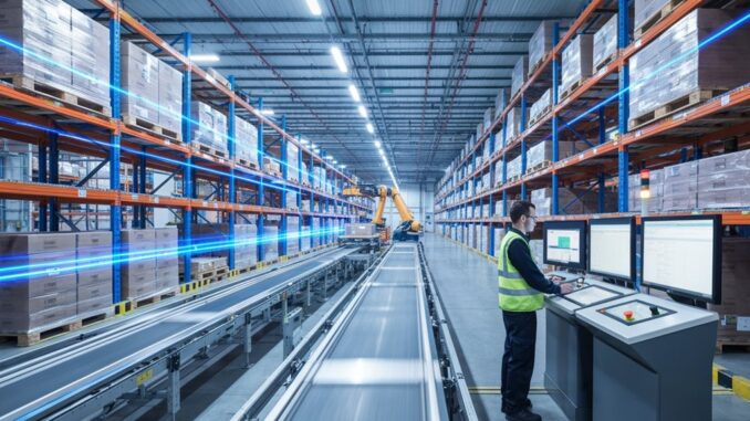 optimierter interner Logistikfluss