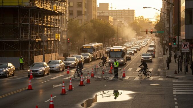 Verkehrsstörungen und Sperrungen
